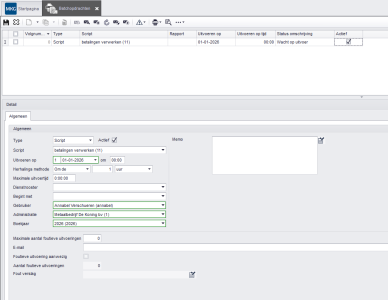 Batchopdrachten 2026